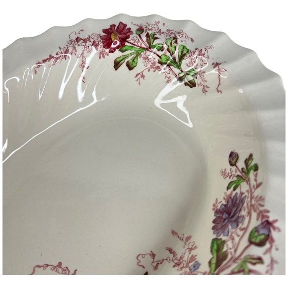 Copeland Spode Fairy Dell Vegetable Bowl Serving Dish Oval Swirl Made England - Picture 9 of 12